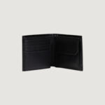 Portafoglio con portamonete Calvin Klein CK SMOOTH TRIFOLD 10CC W/COIN Nero - Foto 5