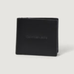 Portafoglio con portamonete Calvin Klein LOGO PRINT BIFOLD W/COIN Nero - Foto 1