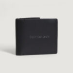 Portafoglio con portamonete Calvin Klein LOGO PRINT BIFOLD W/COIN Nero - Foto 5