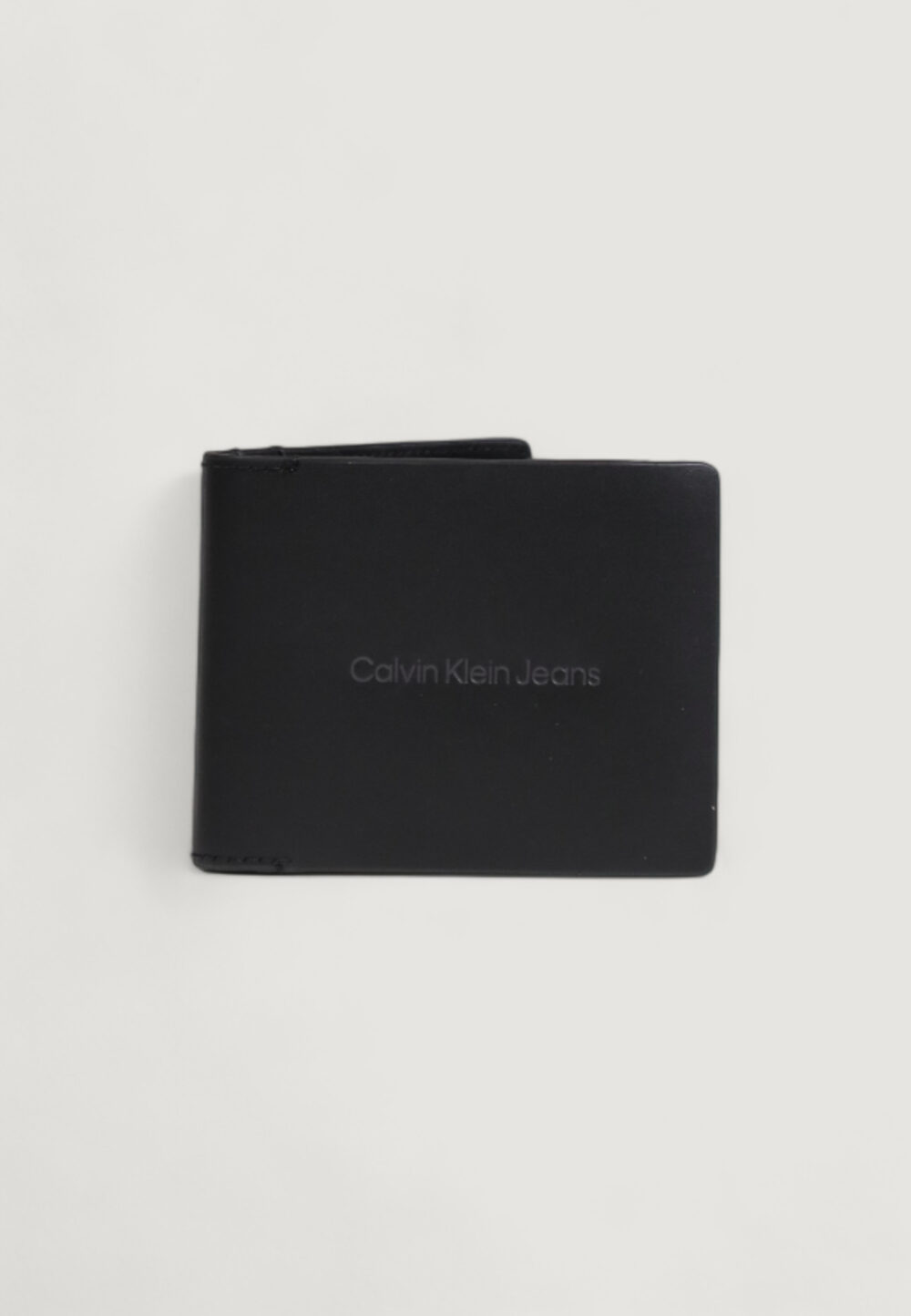 Portafoglio senza portamonete Calvin Klein LOGO PRINT BIFOLD ID Nero - Foto 1