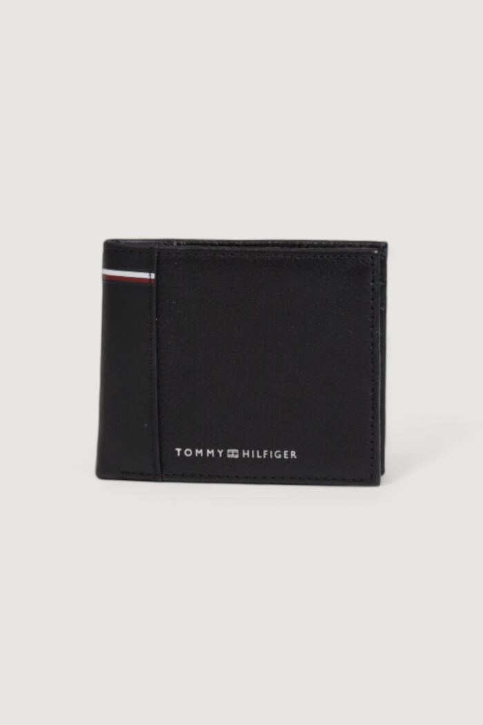 Portafoglio senza portamonete Tommy Hilfiger TH TRANSIT MINI CC Nero