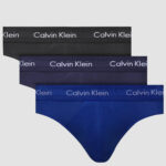 Slip Calvin Klein Underwear 3 Hip Brief Azzurro - Foto 4