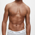 Slip Calvin Klein Underwear 3 Hip Brief Grigio - Foto 4