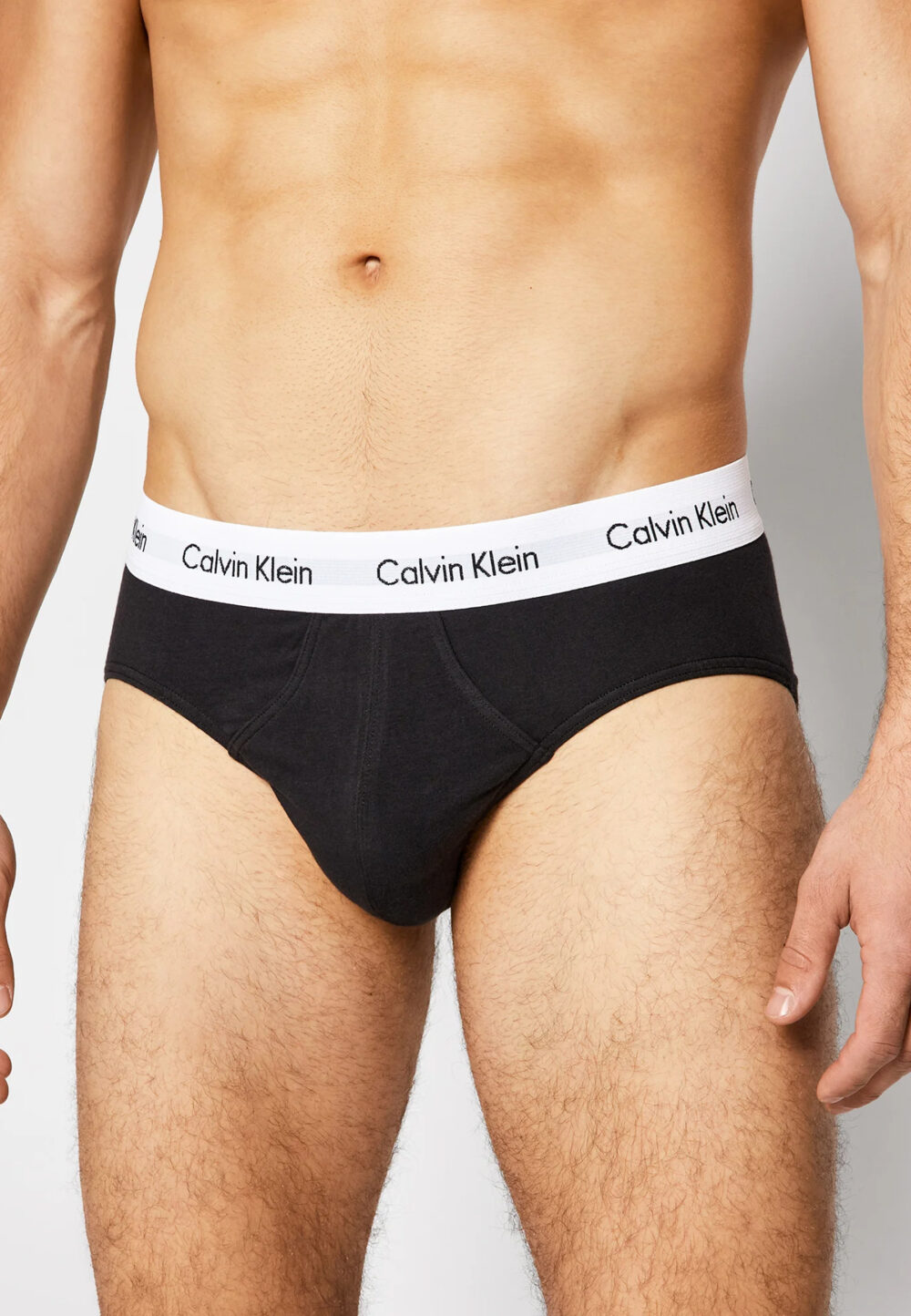 Slip Calvin Klein Underwear 3 Hip Brief Nero - Foto 2