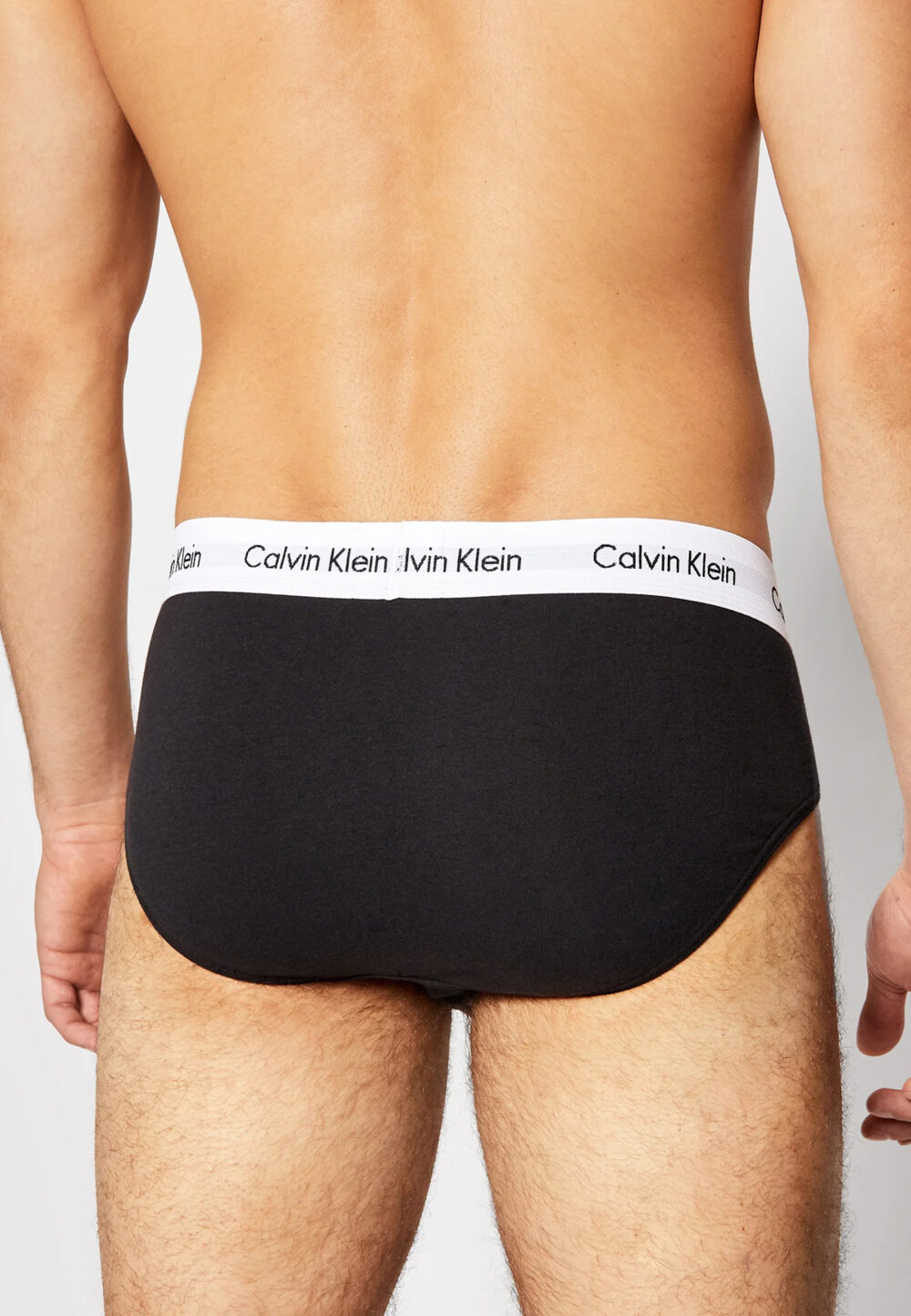 Slip Calvin Klein Underwear 3 Hip Brief Nero - Foto 3