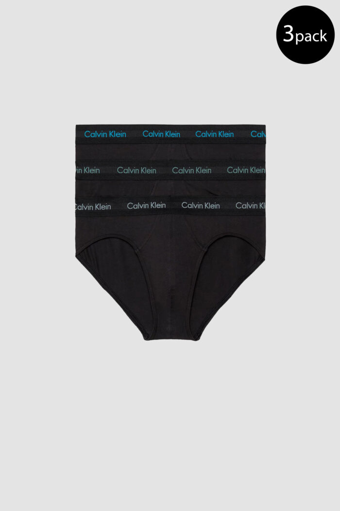 Slip Calvin Klein Underwear HIP BRIEF 3PK Nero