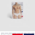 Slip Calvin Klein Underwear 3 Hip Brief Rosso - Foto 1