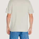 T-shirt Calvin Klein Jeans BADGE REGULAR TEE Beige - Foto 2