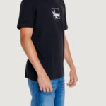 T-shirt Calvin Klein Jeans GRID BOX TEE Nero - Foto 4