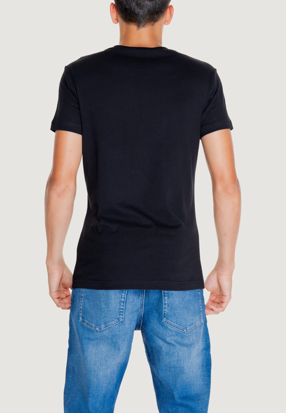 T-shirt Calvin Klein Jeans OUTLINE MONOLOGO TEE Nero - Foto 2