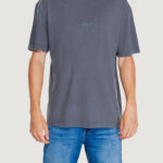 T-shirt Calvin Klein Jeans WASHED MONOLOGO TEE Nero - Foto 1