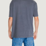 T-shirt Calvin Klein Jeans WASHED MONOLOGO TEE Nero - Foto 2