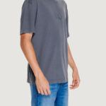 T-shirt Calvin Klein Jeans WASHED MONOLOGO TEE Nero - Foto 4