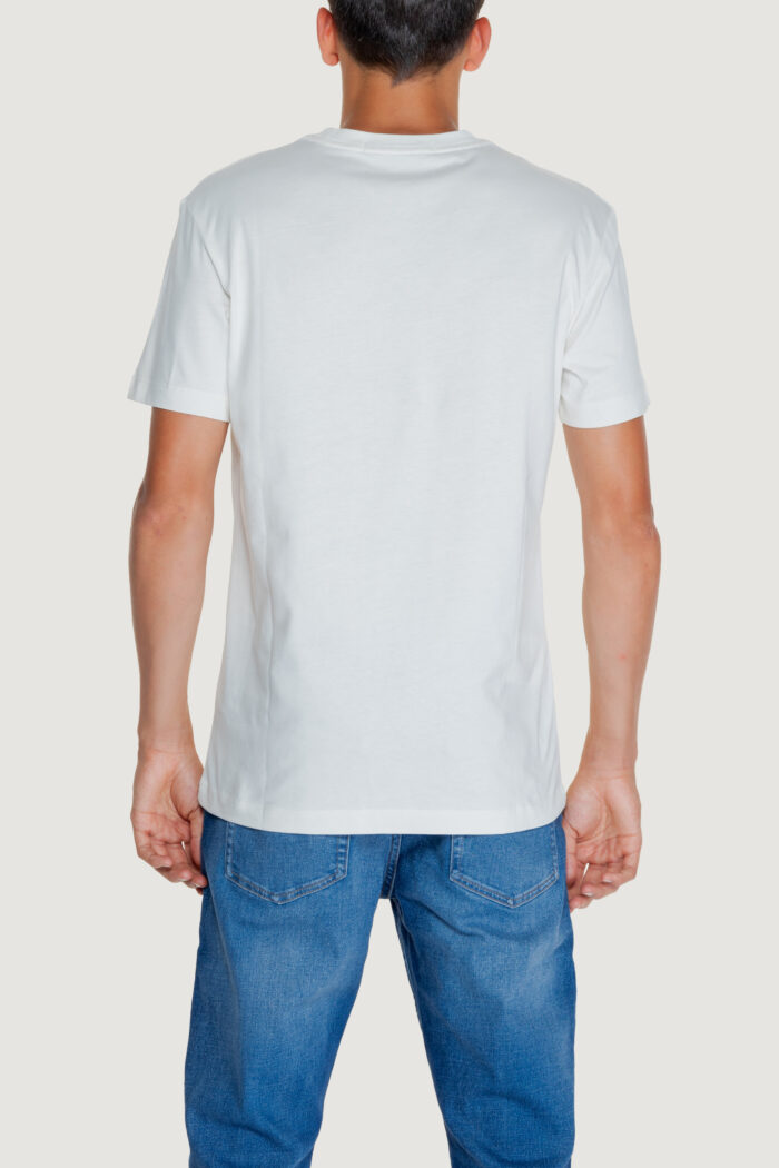 T-shirt Calvin Klein MONOLOGO APPLIQUE Panna