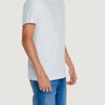T-shirt Calvin Klein Jeans MONOLOGO APPLIQUE Panna - Foto 4
