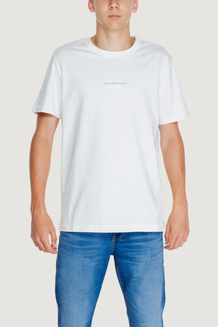 T-shirt Calvin Klein MONOLOGO TEE Panna