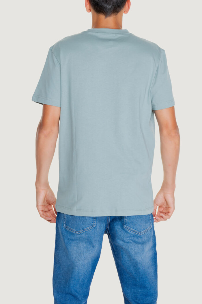 T-shirt Calvin Klein MONOLOGO TEE VERDE SALVIA