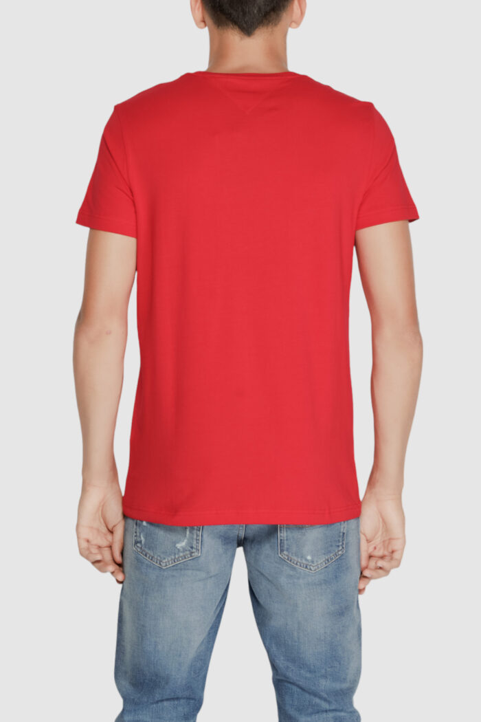 T-shirt Tommy Hilfiger STRETCH SLIM FIT TEE Rosso