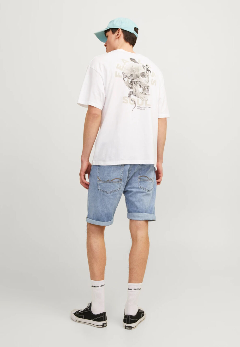 Bermuda Jack Jones JICHRIS JJWOOD SHORTS GE 515 SN Denim chiaro - Foto 4