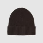 Berretto Calvin Klein CLASSIC COTTON RIB BEANIE Nero - Foto 2