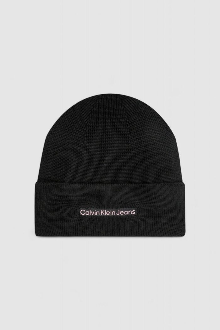 Berretto Calvin Klein INST EMBRO BEANIE Rosa