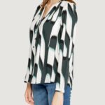 Bluse manica lunga Street One Bamika print Verde Scuro - Foto 2