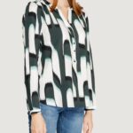 Bluse manica lunga Street One Bamika print Verde Scuro - Foto 4