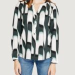 Bluse manica lunga Street One Bamika print Verde Scuro - Foto 5