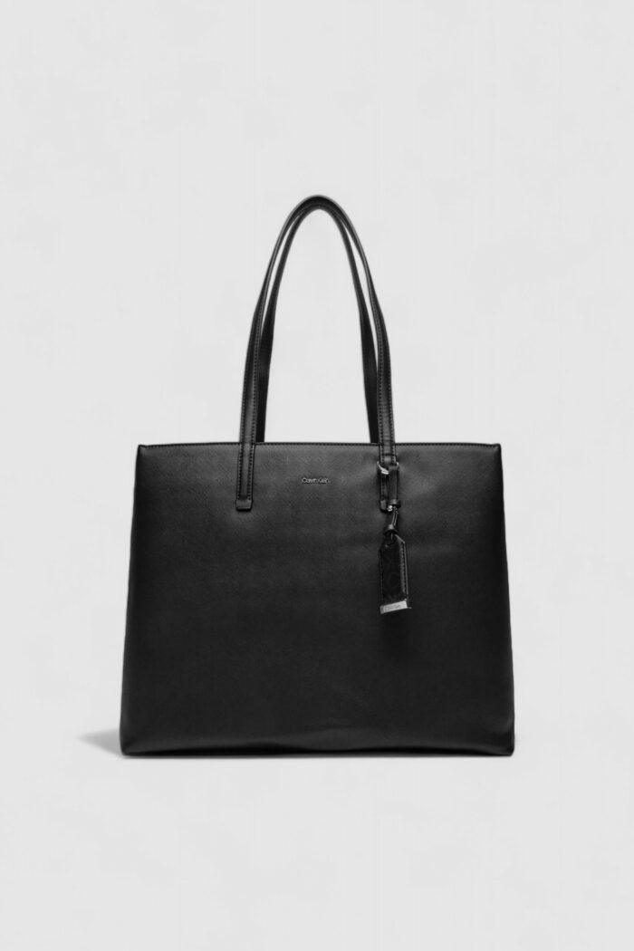 Borsa Calvin Klein CK MUST MEDIUM SHOPPER_MONO Nero