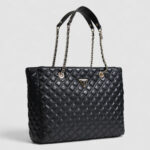 Borsa Guess GIULLY TOTE Nero - Foto 4