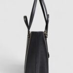 Borsa Pinko CARRIE SHOPPER BIG PELLE BOTTA Nero - Foto 3