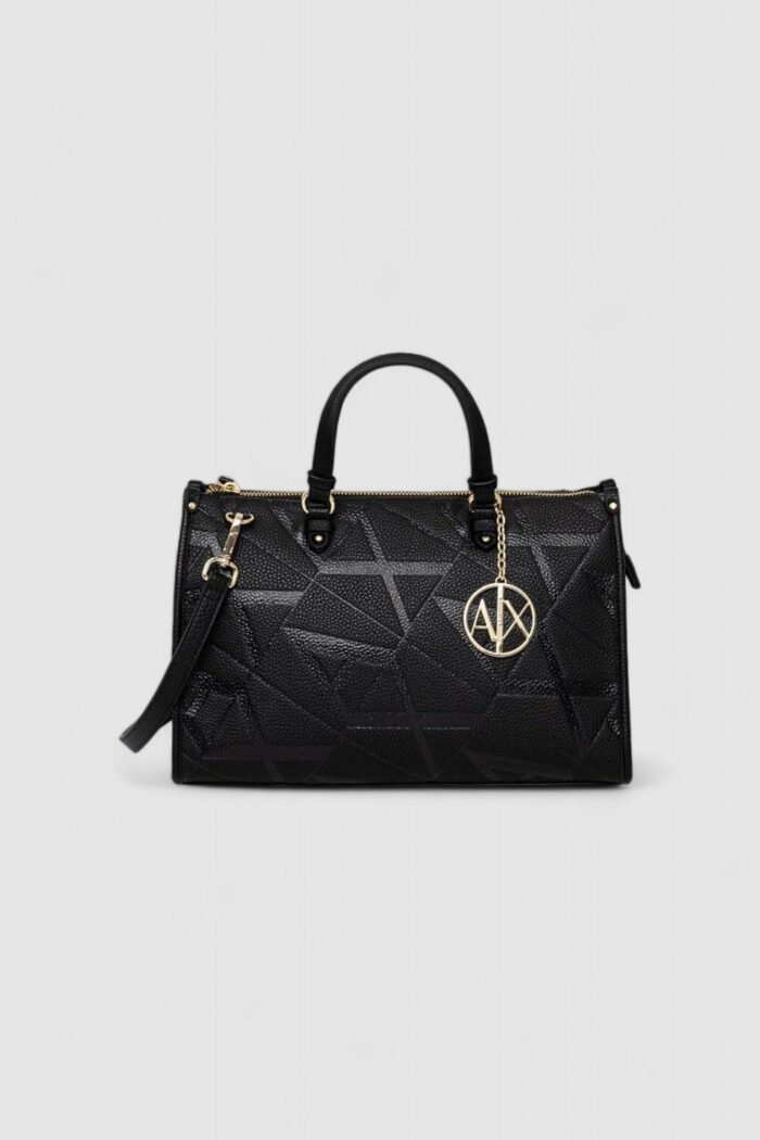 Borsa Armani Exchange  Nero