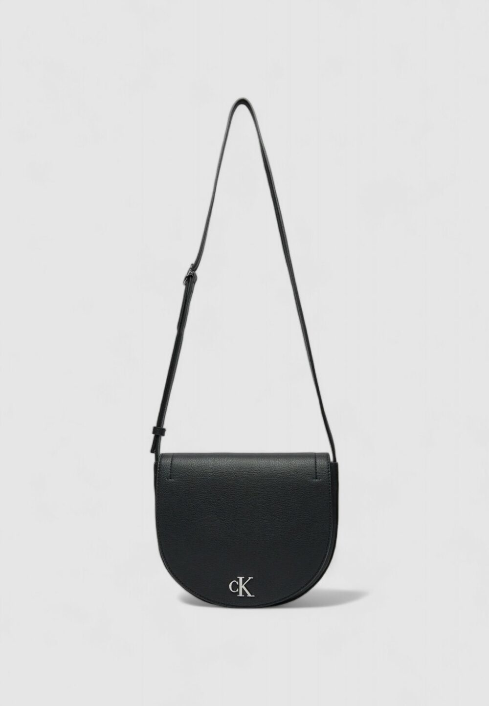 Borsa Calvin Klein Jeans MINIMAL MONOGRAM SADDLE22 Nero - Foto 5