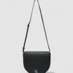 Borsa Calvin Klein Jeans MINIMAL MONOGRAM SADDLE22 Nero - Foto 5