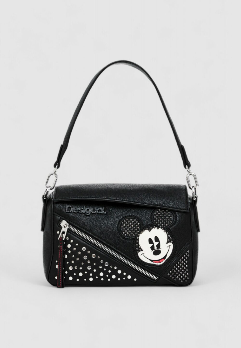 Borsa Desigual BAG_MICKEY STUDSTYLE PHUK Nero - Foto 2