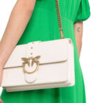 Borsa Pinko LOVE ONE CLASSIC CL. VIT. SETA Bianco - Foto 2