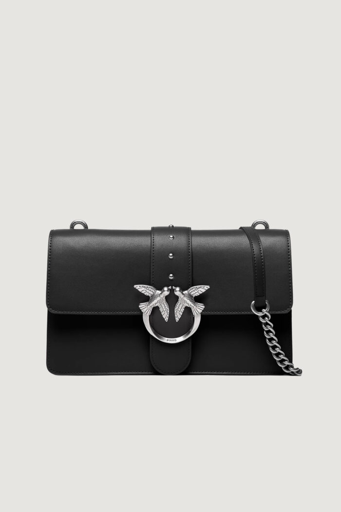 Borsa Pinko LOVE ONE CLASSIC CL. VIT. SETA Black Silver