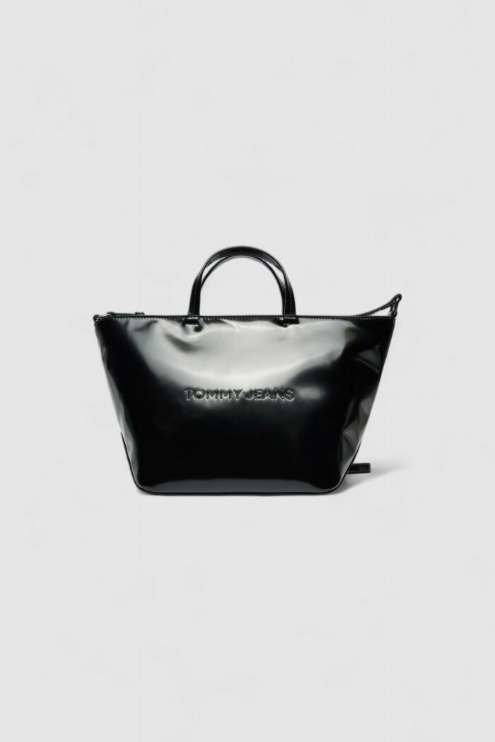 Borsa Tommy Hilfiger TJW ESS MUST MINI TOTE SEASONAL Nero