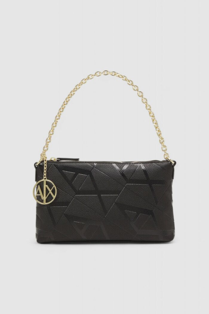 Borsa Armani Exchange  Nero