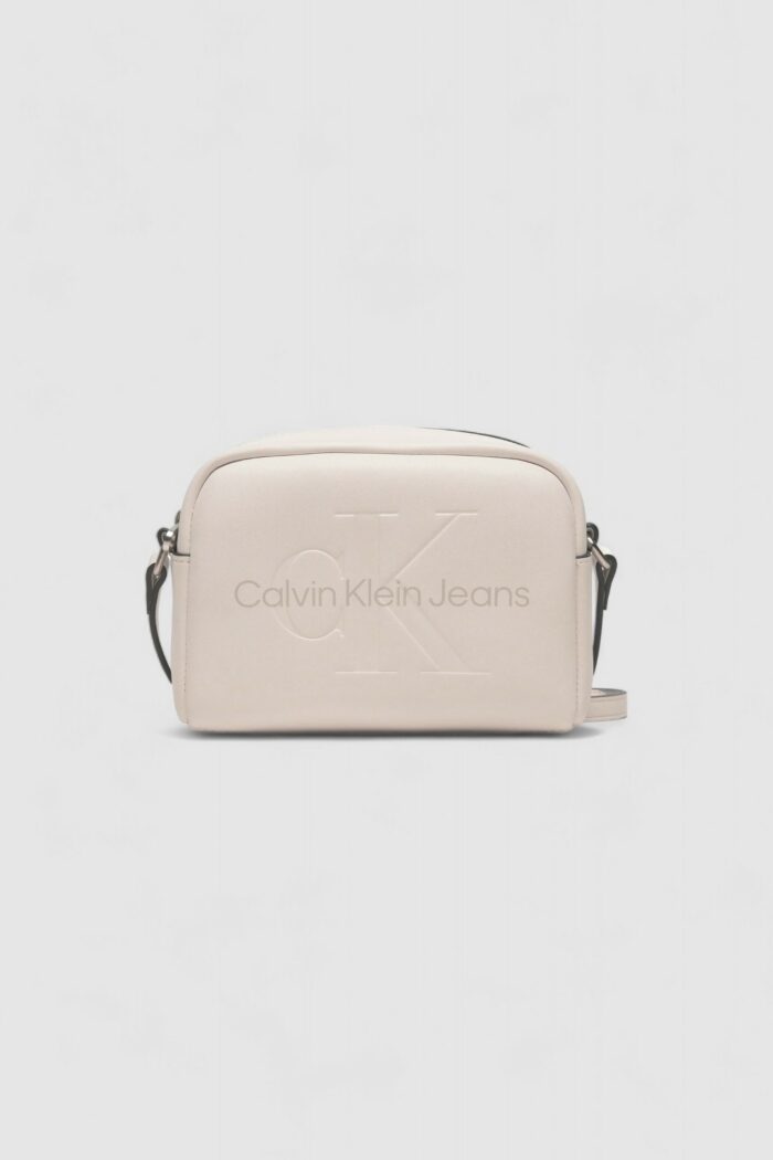 Borsa Calvin Klein SCULPTED CAMERA 18 MONO Rosa Cipria