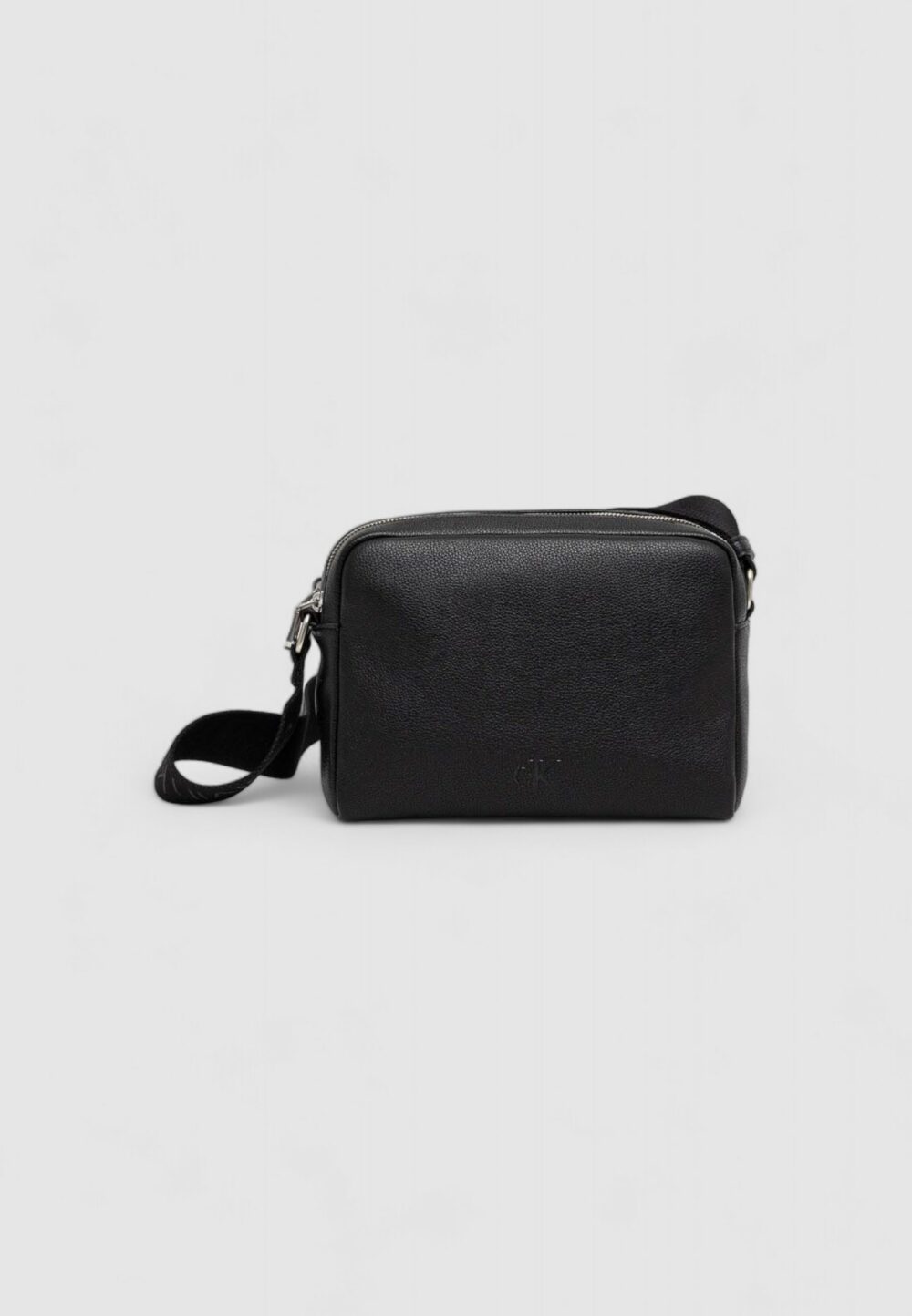 Borsa Calvin Klein Jeans OVER WEBBING CAMERA BAG21 PU Nero - Foto 1