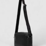 Borsa Calvin Klein Jeans OVER WEBBING CAMERA BAG21 PU Nero - Foto 4