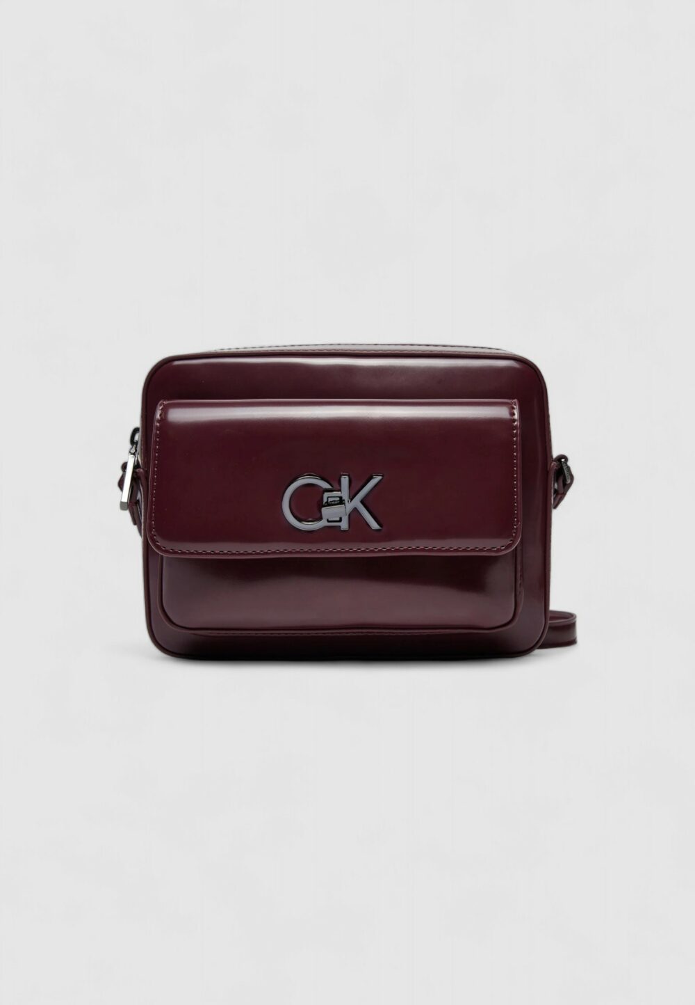 Borsa Calvin Klein RE-LOCK CAMERA BAG_SHINY Vinaccia - Foto 1