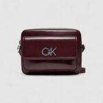 Borsa Calvin Klein RE-LOCK CAMERA BAG_SHINY Vinaccia - Foto 1