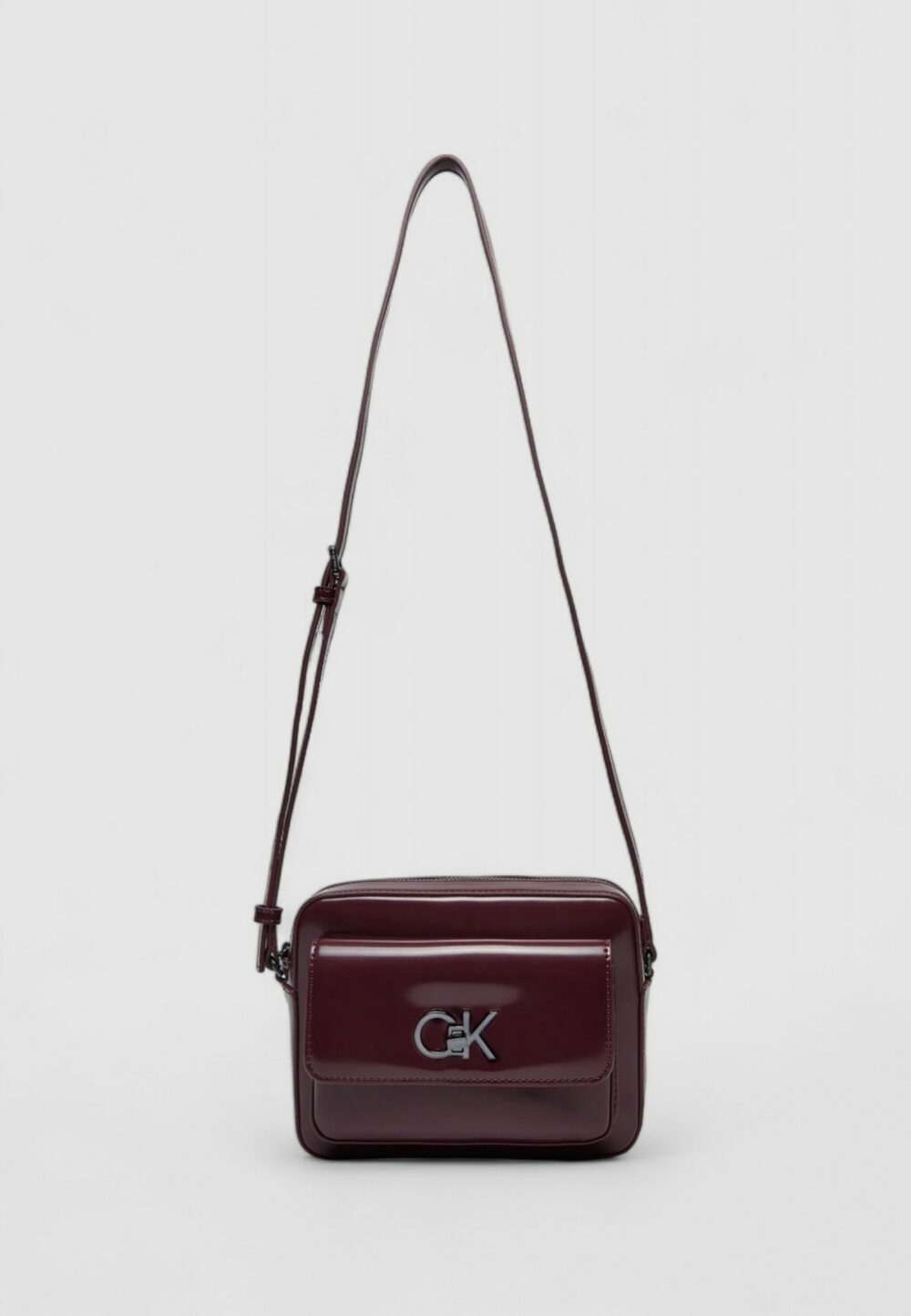 Borsa Calvin Klein RE-LOCK CAMERA BAG_SHINY Vinaccia - Foto 5