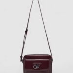 Borsa Calvin Klein RE-LOCK CAMERA BAG_SHINY Vinaccia - Foto 5