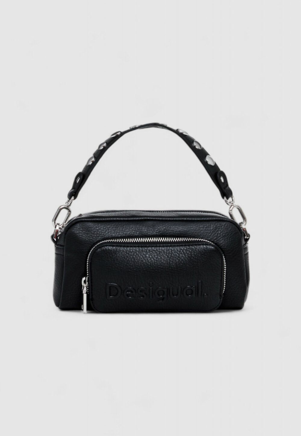 Borsa Desigual BAG_HALF LOGO FW24 PRADES Nero - Foto 3