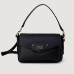 Borsa Guess ECO BRENTON FLAP SHOULDER BAG Nero - Foto 1