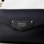 Borsa Guess ECO BRENTON FLAP SHOULDER BAG Nero - Foto 2