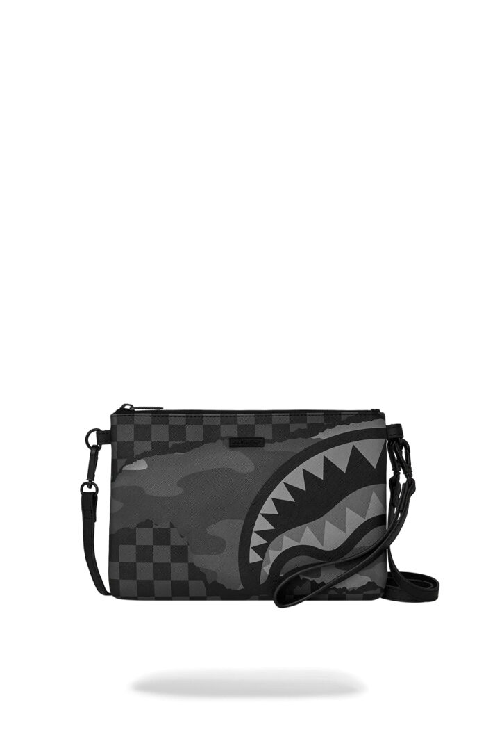 Pochette e beauty Sprayground 3AM TEAR IT UP CROSSOVER CLUTCH Nero